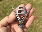 V8 Car Hood Ornament Emblem Chrome Metal Badge Fits Dodge Buick Ram Chevy Etc. Fixed Price $39.95.
