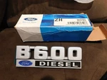 Nos 1987 1992 Ford B600 Diesel Front Fender Emblem Namemplate E7HZ-16720-K New. Fixed Price $99.99.