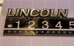 93-99 Continental Tailgate Logo "lincoln" Emblem Nameplate. Fixed Price $9.99.