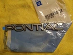 Gm 10421819 Nos Pontiac Silver / Black Emblem New Oem. Fixed Price $9.99.