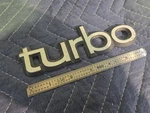 Genuine Saab 900 Turbo Badge Metal Oem Trunk Deck Lid #2 A1 2030. Fixed Price $27.99.