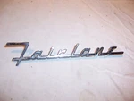 1955 Ford Fairlane Trunk Tail Gate Script Original Nos?. Fixed Price $29.95.