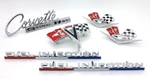 New 6-PC Complete Body Emblem Set For Late 1963 & 1964 C2 Corvette W/injection. Fixed Price $379.99.