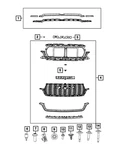 Genuine Mopar Grille Nameplate 68577534AB. Fixed Price $21.84.