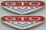 2005 2006 Pontiac Gto 6.0L Fender Badges Emblems Logo LS2 05-06 Red New! Pair. Fixed Price $54.95.