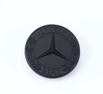 Matte Black 57 Mm Flat Hood Emblem/logo/badge/laurel Wreath For Mercedes-benz. Fixed Price $19.99.