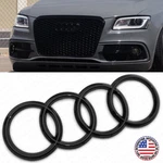 Audi Gloss Black Front Grille Rings Sign Badge Logo Emblem Q3 SQ5 Q7 A6 A7 S7. Fixed Price $29.69.