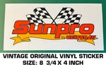 Sunpro By Actron Test Equipment-vintage Original Vinyl Decal Sticker-automotive. Fixed Price $10.24.