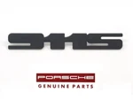 Genuine Porsche 911S Emblem Black. Fixed Price $98.00.