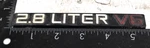 Gmc C-15 Chevrolet Circa '84 Front Under Light Emblem 14071557 6938. Fixed Price $10.00.
