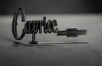 1972-1975 Chevrolet Caprice Trunk Emblem 9882650 4.5" Script W/ Bowtie Oem. Fixed Price $17.50.