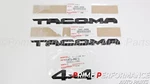 Toyota Tacoma 2016-2023 Nightshade Gloss Black Front Door Emblems & 4X4. Fixed Price $163.30.