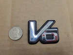 Oem V6 Engine Motor Emblem Badge Logo Insignia 897020963. Fixed Price $10.99.