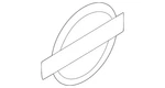 Genuine Nissan Bumper Cover Emblem 84890-6GP0A. Fixed Price $89.57.