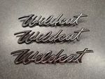 1965 Buick Rear Quarter / Trunk Script Emblems "wildcat" Monogram (3). Fixed Price $199.99.