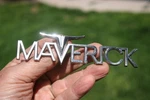 70-75 Ford Maverick Vintage Metal Emblem Badge D0DB-16098. Fixed Price $15.00.