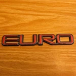 1988-1994 Chevrolet Lumina "euro" Red Plastic Trunk Emblem P/n 10122039. Fixed Price $7.99.