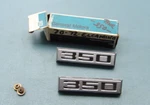 Chevrolet 1970 71 72 El Camino 350 Fender Emblems Pair Nos Gm Trim 3974354. Fixed Price $100.00.
