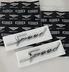 Bentley Continental Gtc Speed Sidehead Fender Badge Set Oem 3W8853675E. Fixed Price $82.00.