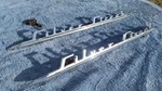 Vintage 1948 Pontiac Silver Streak Hood Emblems 510559 Nice Condition. Fixed Price $140.00.