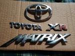 2003-2008 Toyota Matrix Xr Emblem Logo Symbol Badge Trunk Gate Rear Set Oem. Fixed Price $33.99.