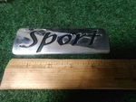 Ford Mazda Oem Sport Chrome Emblem Badge Logo Nameplate XF52-1220980-BA 4L7. Fixed Price $34.99.