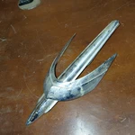 Mercury 8M-16850 Hood Emblem Broken. Fixed Price $20.00.