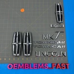 2010-2019 Lincoln Mk Town Car Awd Oem Chrome Side Fender Rear Trunk Emblem Set. Fixed Price $49.99.