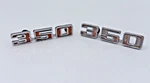 Vintage Chevrolet 350 Fender Emblems Pair Oem Red Badge Chevy Truck Camaro Nova. Fixed Price $34.99.