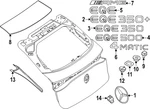 Genuine Mercedes-benz Star 099-810-68-03-7956. Fixed Price $244.77.
