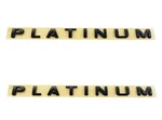 2PC Set Expedition Platinum Door Rear Emblem 3D Badge Nameplate Logo Letter D.... Fixed Price $58.88.
