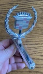 Vintage 70S Original Cadillac Crest Emblem Hood Ornament 1603885. Fixed Price $124.99.