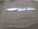 1961 Chevrolet Belair 1/4 Panel Script Used Oem Part 4837367 (#2). Fixed Price $20.00.