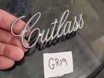 1968 72 Oldsmobile Cutlass Fender Emblem Oem Gm 413561 Bin GR19 A+++. Fixed Price $28.99.