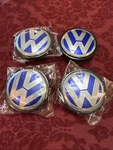 Center Caps Vw Golf Jetta Tiguan Passat Blue 3B7 601 171 New Reproduction. Fixed Price $39.50.