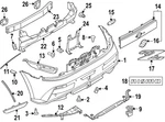 Genuine Nissan Bumper Cover Emblem 84896-6HW0A. Fixed Price $323.14.