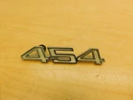 Left Hand 454 Chevy Emblem 3970619 1972 1973 Full Size SB-43015. Fixed Price $25.00.