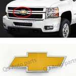 2011-2013 Chevrolet Silverado Hd Bow Tie Front Grille Emblem Chrome Gold. Fixed Price $40.95.