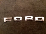 Vintage 1965 1966 Ford Grill Hood Letters # C5TB-8A342-A, B,c,d. Fixed Price $50.00.