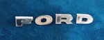 1962-1963 Ford Truck Front Grille Hood Letter Emblems C2TB-8A342-A ,b ,c And D.. Fixed Price $40.00.