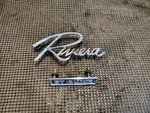 1966-67 Buick Riviera & Gs Trunk Deck Lid Script Emblems 7585480 1378552. Fixed Price $40.00.