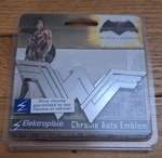 Electroplate Shiny Chrome Auto Emblem Wonder Women Dc Comics New Ships Free. Fixed Price $15.00.