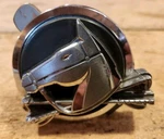 Oem 1966 Ford Country Squire Rear Emblem Ornament C6AB-16189-D Facing Left. Fixed Price $45.00.