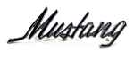 Oem Ford 1969-1973 Mustang Fender Trunk Script C9ZB-16098-A W/ Barrel Nuts. Fixed Price $20.00.
