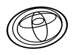 90975-02040 Toyota Emblem, Luggage Compartment Door 9097502040, New Genuine Oem. Fixed Price $49.54.