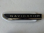 Oem 22-24 Lincoln Navigator Lh Driver Side Fender Emblem Pristine White Base. Fixed Price $199.00.