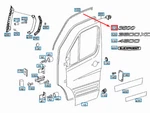 Mercedes-benz Sprinter Front Door Model Plate A9068179314. Fixed Price $52.13.