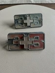 1973-87 Chevrolet Chevy Truck 3+3 Emblems Crew Cab Dually Squarebody Oem 329920. Fixed Price $99.00.