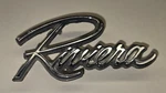 1970 Buick "riviera" Sail Panel Emblem (part #87-91136). Fixed Price $11.95.