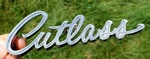 1967 Oldsmobile Cutlass Chrome Script Fender Emblem Oem Gm 395064. Fixed Price $49.99.